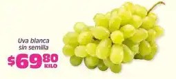 Soriana Híper Uva blanca sin semilla oferta