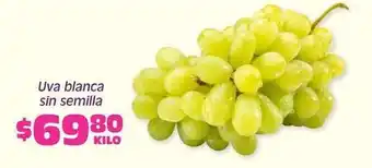 Soriana Híper Uva blanca sin semilla oferta
