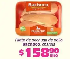 Soriana Híper Bachoco - filete de pechuga de pollo oferta