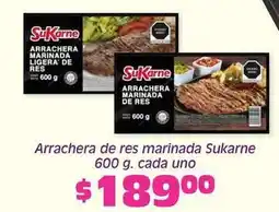 Soriana Híper Sukarne - arrachera marinada de res oferta