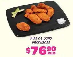 Soriana Híper Alas de pollo enchiladas oferta