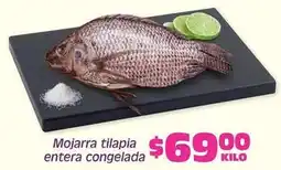 Soriana Híper Mojarra tilapia entera congelada oferta