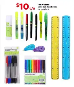 Bodega Aurrerá Pen + gear variedad de artículos de papeleria oferta