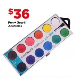 Bodega Aurrerá Pen + gear acuarelas oferta