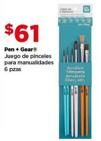 Pen + gear juego de pinceles para manualidades