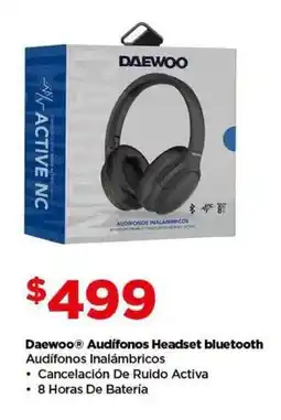 Bodega Aurrerá Daewoo audífonos headset bluetooth oferta