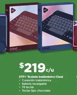 Bodega Aurrerá Stf teclado inalámbrico clout oferta