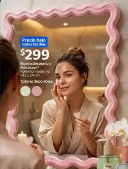 Walmart Mainstays espejo decorativo oferta