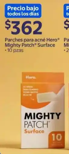 Walmart Mighty patch parches para acné hero surface oferta