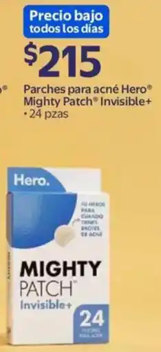 Walmart Mighty patch parches para acné hero invisible+ oferta