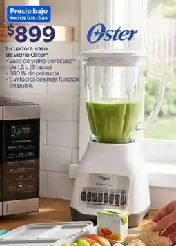 Walmart Oster licuadora vaso de vidrio oferta