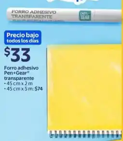 Walmart Pen+Gear Forro adhesivo transparente oferta