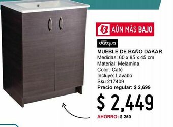 Sodimac Homecenter Mueble de baño dakar oferta