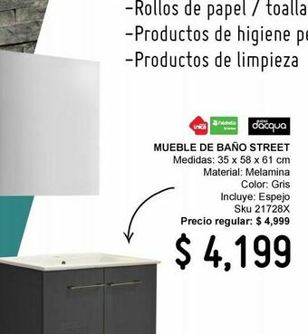 Mueble de baño street 