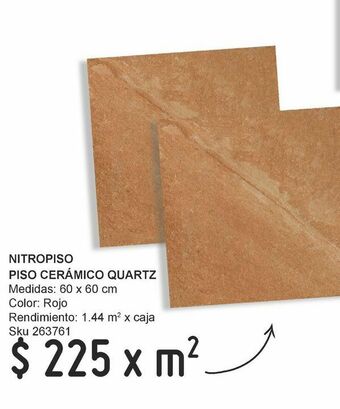 Sodimac Homecenter Piso cerámico quartz oferta