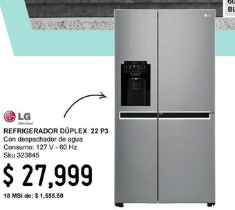 Sodimac Homecenter Refrigerador dúplex 22 p3 oferta