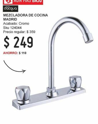 Sodimac Homecenter Mezcladora de cocina madrid oferta
