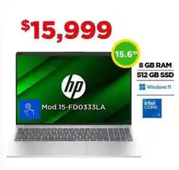 Bodega Aurrerá Hp - laptop mod.15-fd0333la oferta