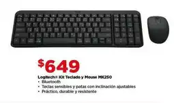 Bodega Aurrerá Logitech - kit teclado y mouse mk250 oferta