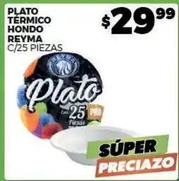Merco Reyma - plato térmico hondo oferta