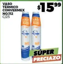 Merco Convermex - vaso térmico no.112 c/25 oferta