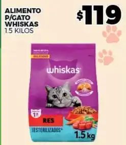 Merco Whiskas - alimento p/ gato oferta