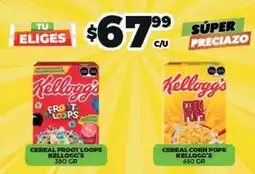 Merco Kellogg's - cereal frost loops, cereal corn pops oferta