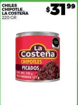 Merco La costeña - chiles chipotle picados oferta