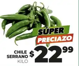Merco Serrano - chile serrano oferta