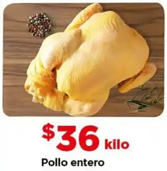 Bodega Aurrerá Pollo entero oferta