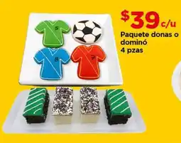 Bodega Aurrerá Paquete donas o dominó oferta