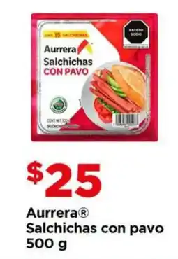 Bodega Aurrerá Aurrera salchichas con pavo oferta