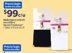 Walmart Secret treasures malla ligera infantil microfibra oferta
