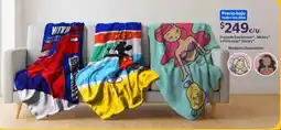 Walmart Spiderman mickey o princesas disney frazada oferta