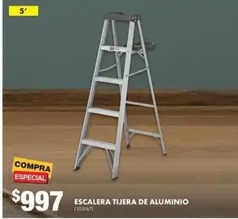 Escalera tijera de aluminio (103167)