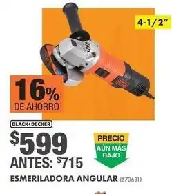 The Home Depot Esmeriladora angular (570631) oferta