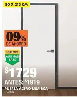The Home Depot Puerta acero lisa bca (116600) oferta