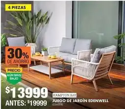 The Home Depot Hampton bay - juego de jardín oferta