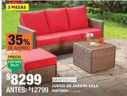 The Home Depot Hampton bay - juego de jardin sala hayden oferta