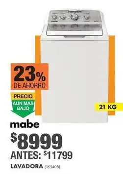 The Home Depot Mabe - lavadora oferta