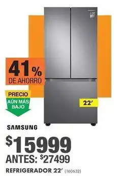 The Home Depot Samsung - refrigerador 22' oferta