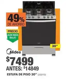 The Home Depot Midea - estufa de piso 30 (232772) oferta
