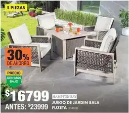 The Home Depot Hampton bay - juego de jardin sala fuzeta oferta