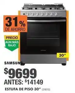 The Home Depot Samsung - estufa de piso 30 oferta