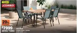 The Home Depot Azul - combo mesa y sillas sling azul oferta