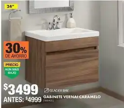 The Home Depot Glacier bay - gabinete vernai caramelo oferta