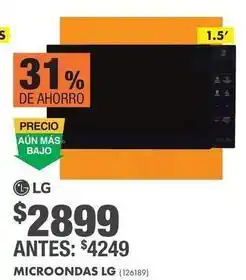 The Home Depot Lg - microondas oferta