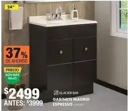 The Home Depot Glacier bay - gabinete madrid espresso oferta