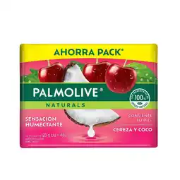 Farmacias YZA PALMOLIVE NATURALS 4PACK JBN CEREZ 120G oferta