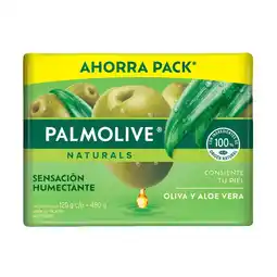Farmacias YZA PALMOLIVE NATURALS 4PACK JBN OLIVA ALO 120G oferta